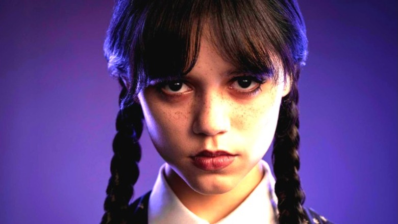 Wednesday Adams intense stare