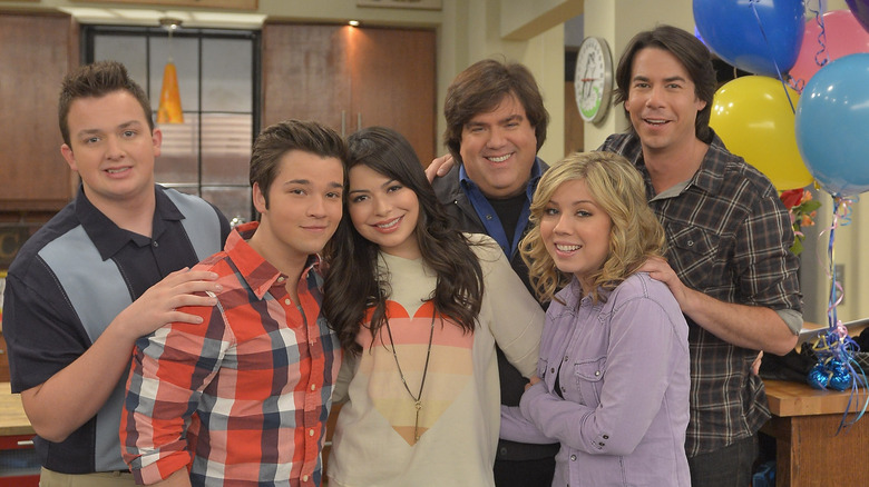 iCarly cast with Dan Schneider