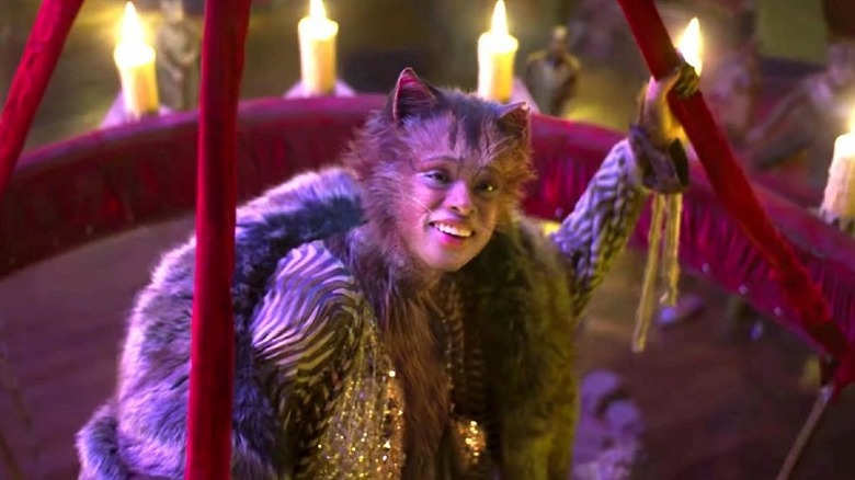 Hudson as Grizabella in Cats 