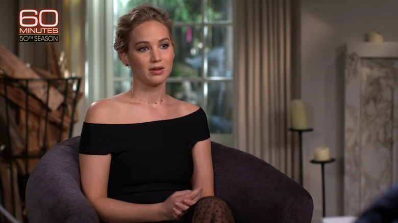 Jennifer Lawrence talking