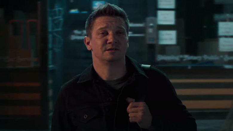 Hawkeye smiling