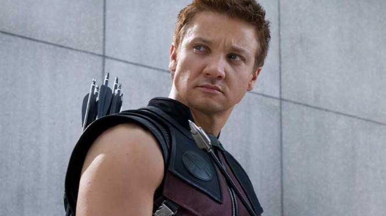 Hawkeye looking back