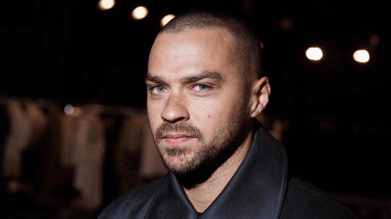 Jesse Williams staring into the camera