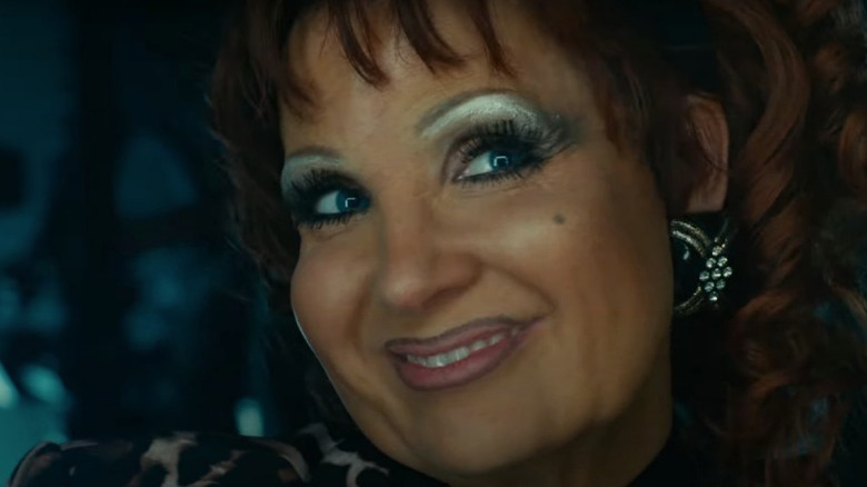 Tammy Faye in full makeup