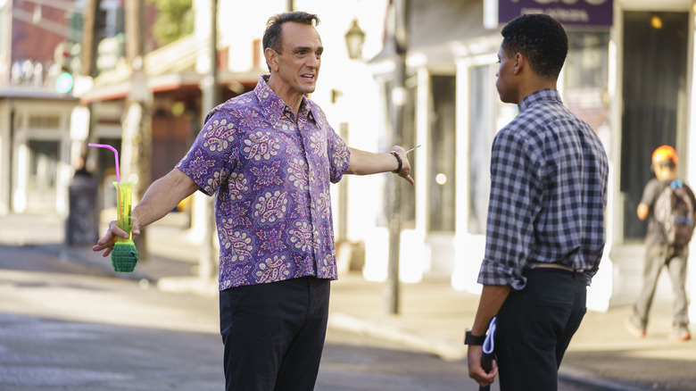 Brockmire and Charles arguing