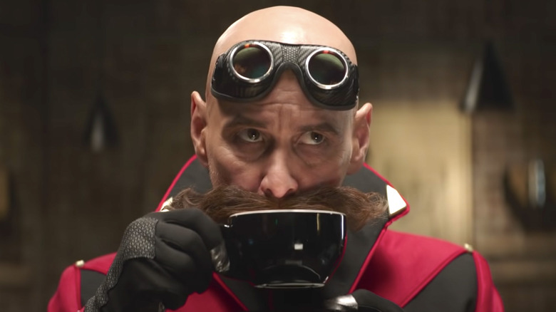 Jim Carrey playing Dr. Robotnik