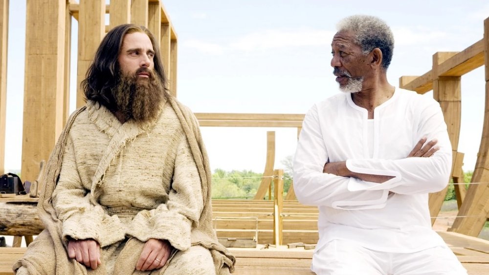 Steve Carell and Morgan Freeman in Evan Almighty