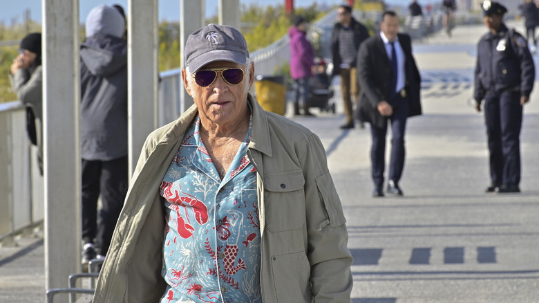 Dickie Delaney wearing lobster shirt