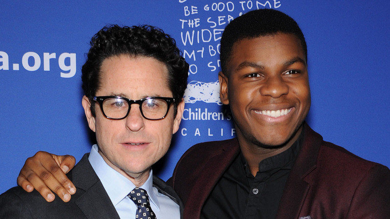 J.J. Abrams with John Boyega