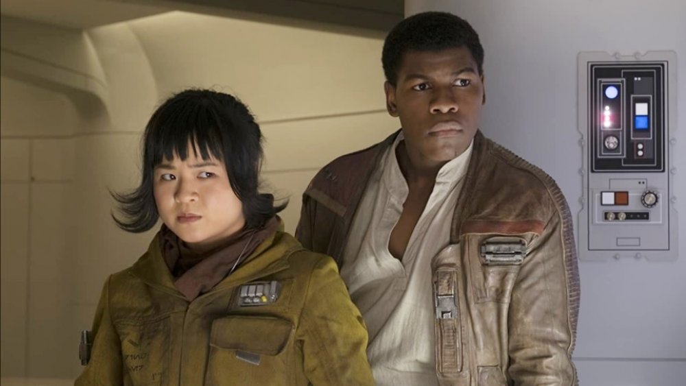 Kelly Marie Tran and John Boyega in Star Wars: The Last Jedi