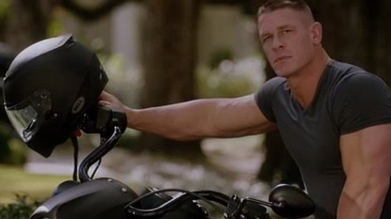 John Cena on motorcycle