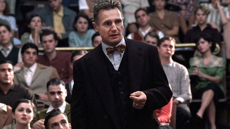 Alfred Kinsey in front of a classroom full of students