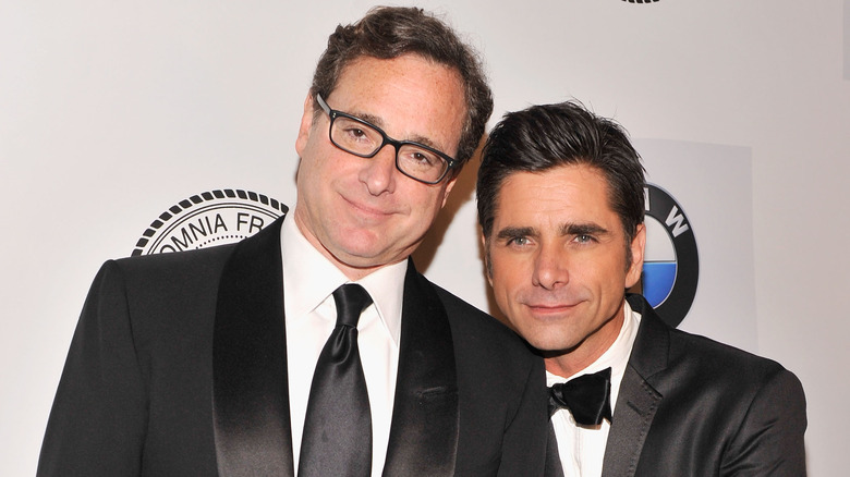 Bob Saget and John Stamos looking dapper