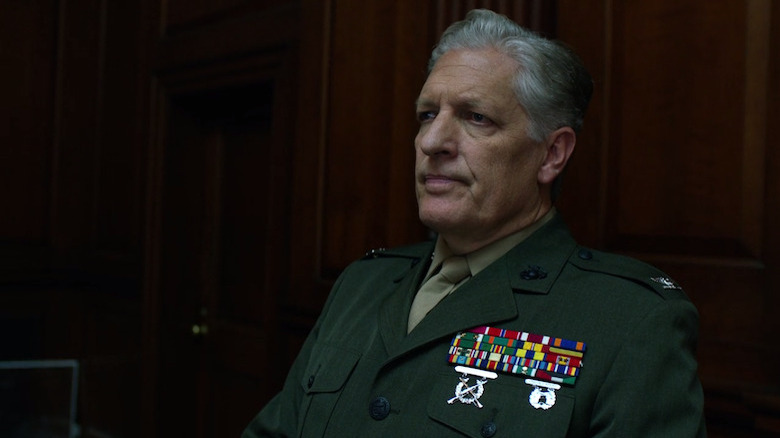 Clancy Brown Colonel Schoonover in court