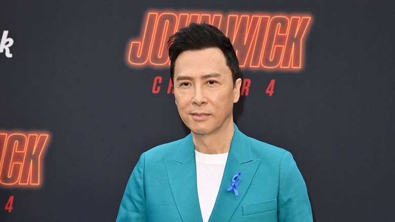 Donnie Yen smiling on red carpet