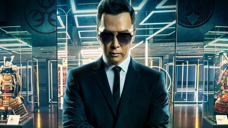 Donnie yen wearing sunglasses