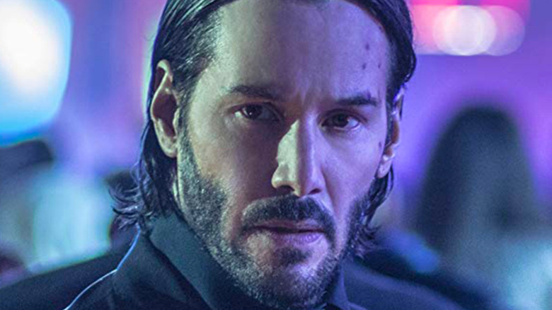 John Wick staring forward