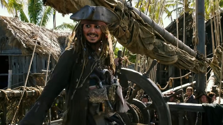 Jack Sparrow smiling