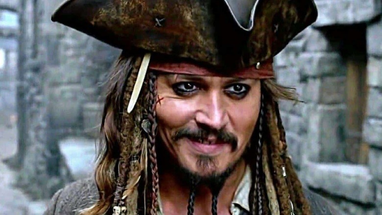 Jack Sparrow smirking