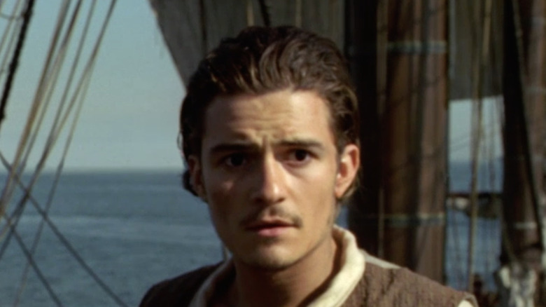 Will Turner watching the ocean