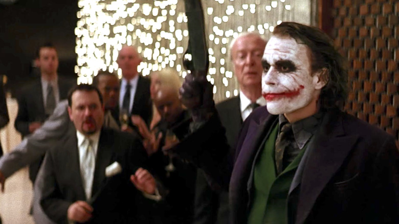 Joker arrives at the party