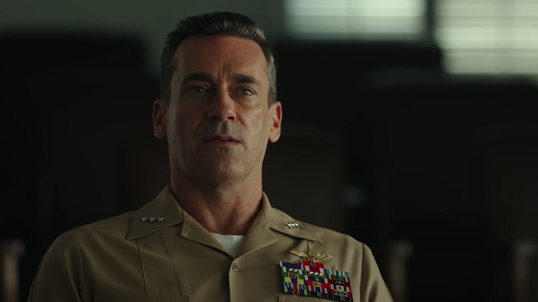 John Hamm listens to Maverick