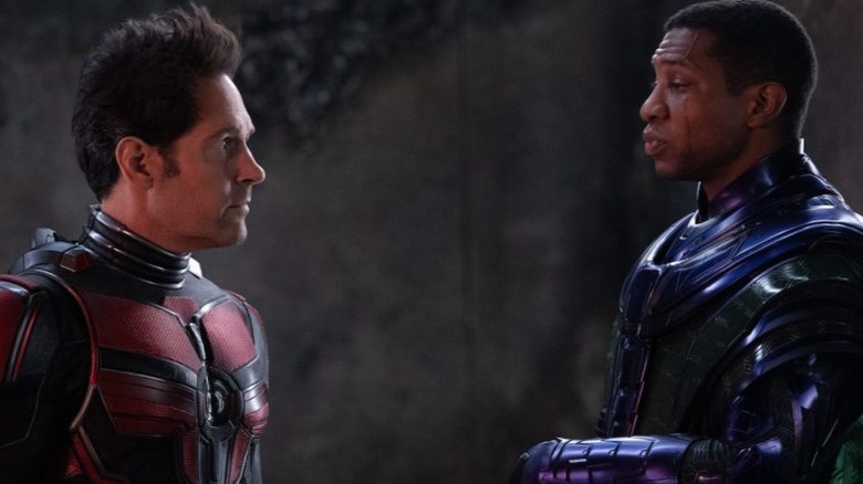 Ant-Man and Kang facing each other