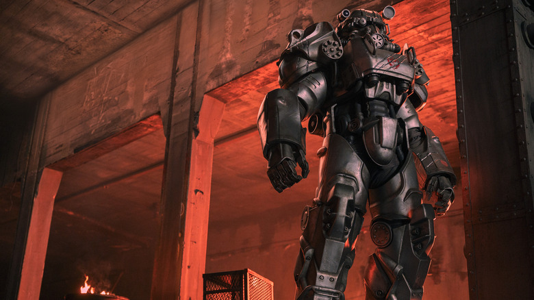 Power Armor in warehouse