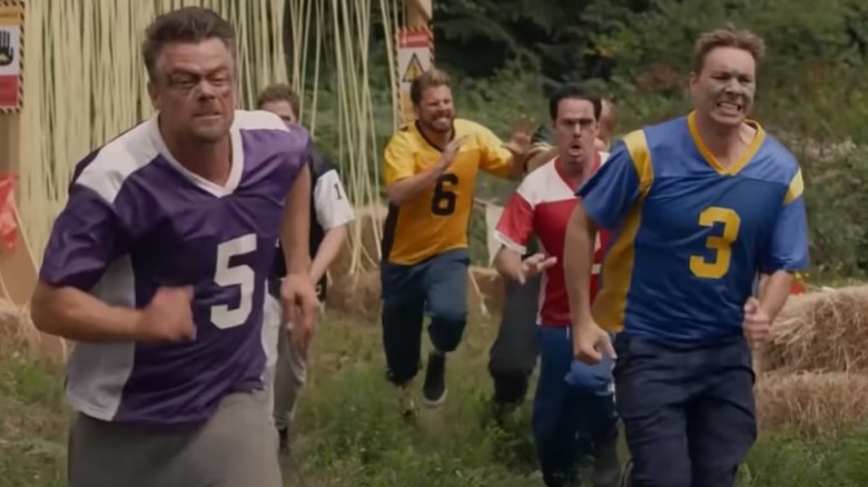 Josh Duhamel races Dax Shepard