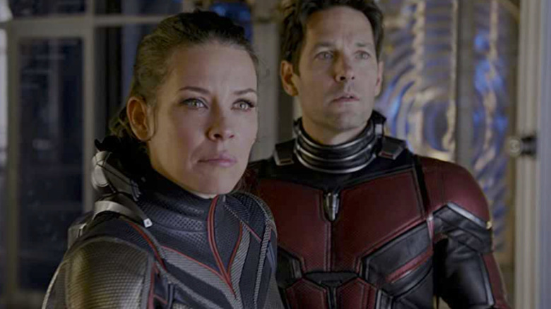 Evangeline Lilly in the Wasp costume