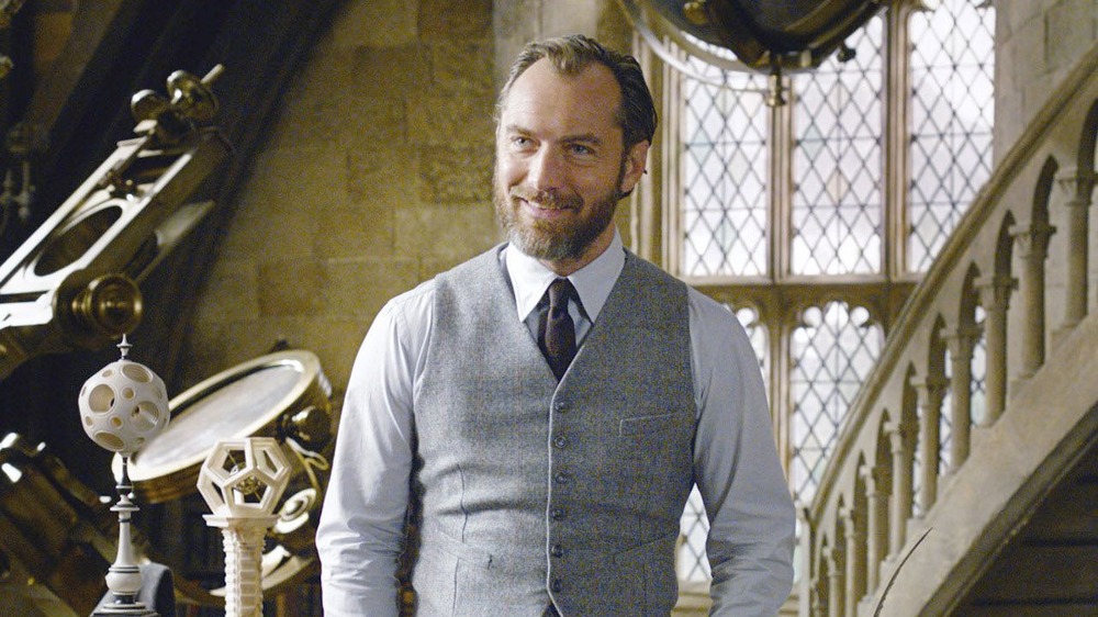 Jude Law plays Albus Dumbledore in Fantastic Beasts: The Crimes of Grindelwald