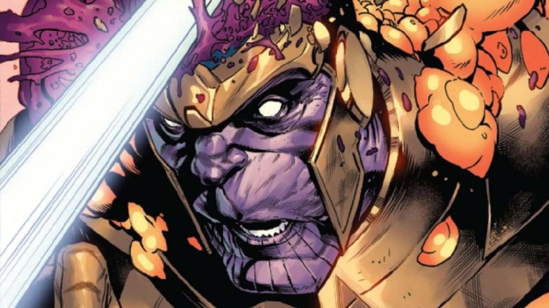 Thanos with beam cutting open head