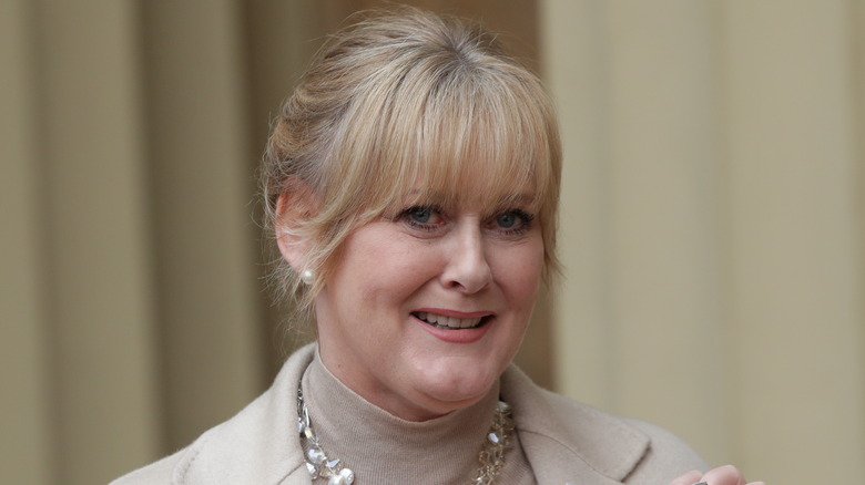 Sarah Lancashire smiling