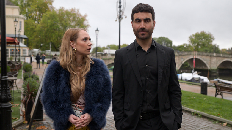 Keeley Jones and Roy Kent walking together