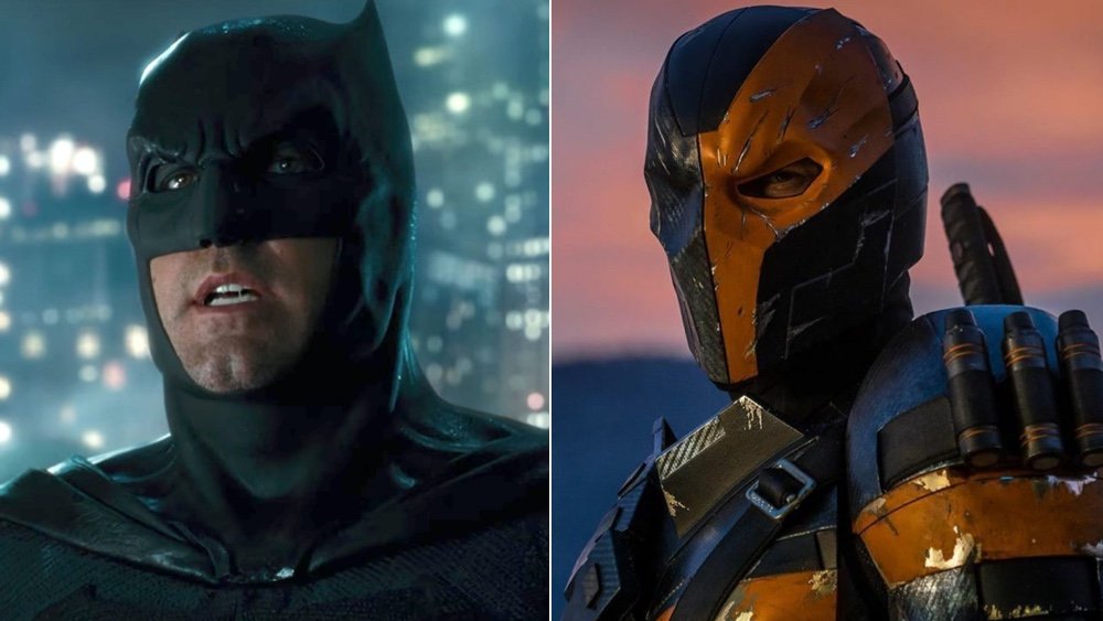 Justice League's Batman and Deathstroke