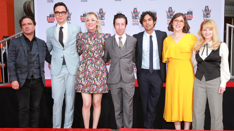 The Big Bang Theory cast poses together 
