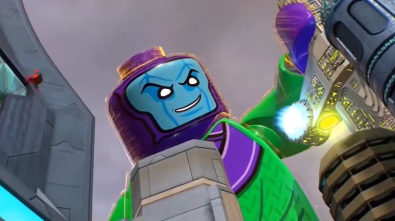 LEGO Kang smiling