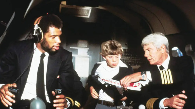 Kareem Abdul-Jabbar and Peter Graves talking