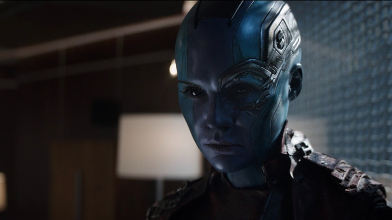 Karen Gillan as Nebula in Avengers: Endgame