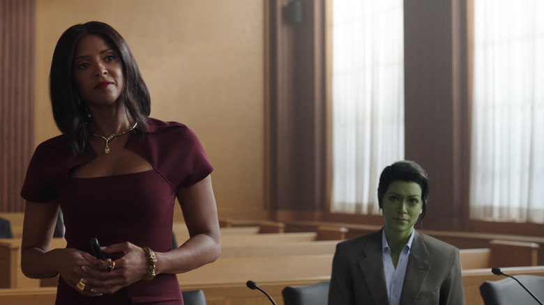 Mallory and Jennifer in court in She-Hulk