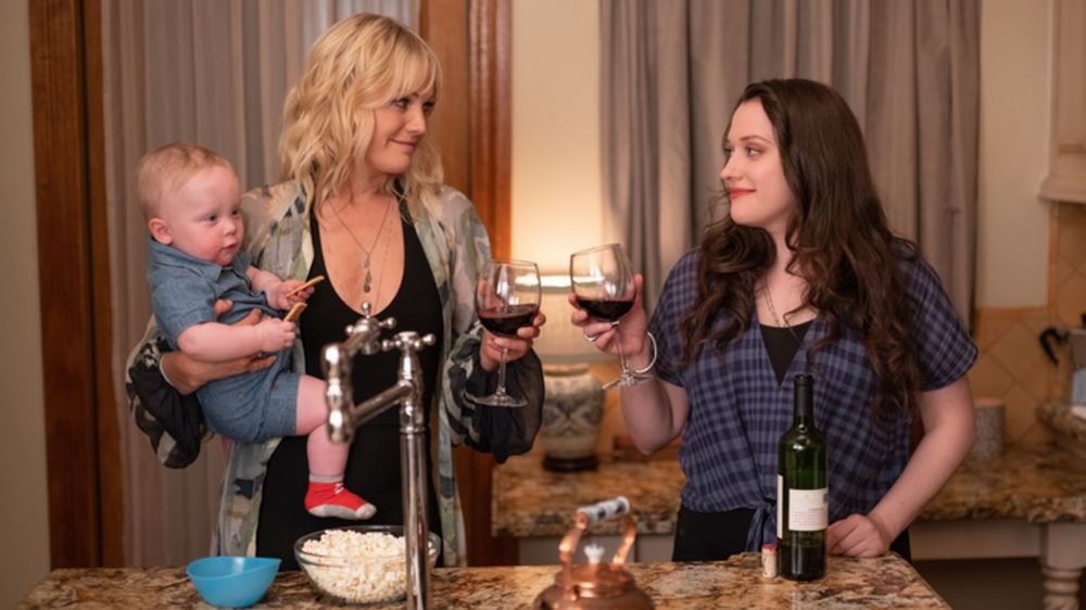 Malin Akerman and Kat Dennings in Friendsgiving