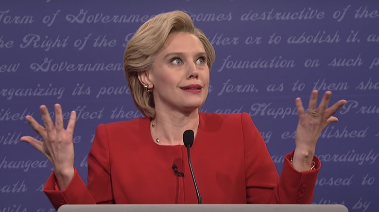 Kate McKinnon as Hillary Clinton