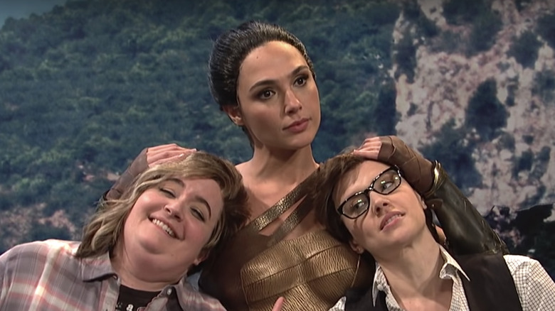 Gal Gadot as Wonder Woman, SNL