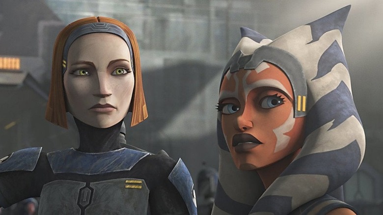 Bo-Katan Kryze and Ahsoka Tano