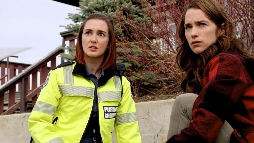 Katherine Barrell and Melanie Scrofano