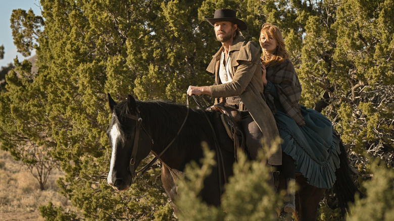 Abby and Hoyt on horse