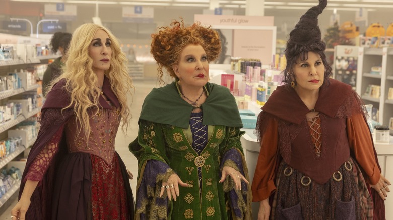 The Sanderson Sisters in Hocus Pocus 2