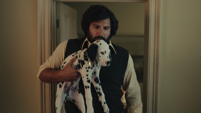 Roger getting his Dalmatian