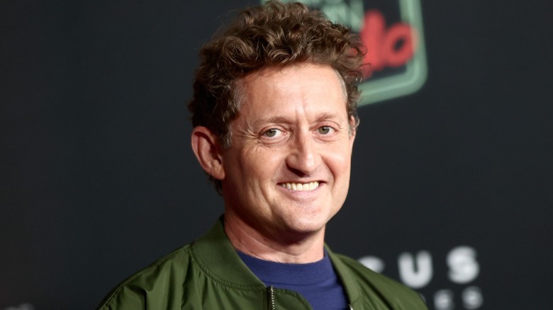 Alex Winter posing