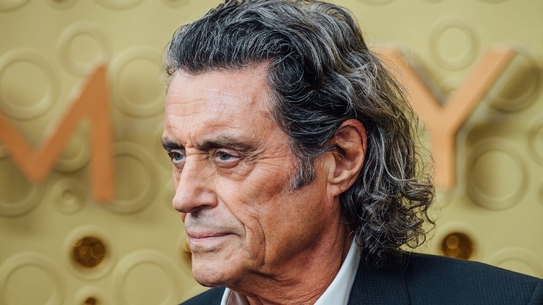 Ian McShane posing